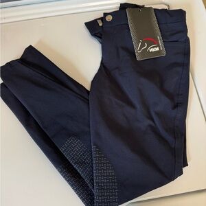 Kids Navy Riding Pants